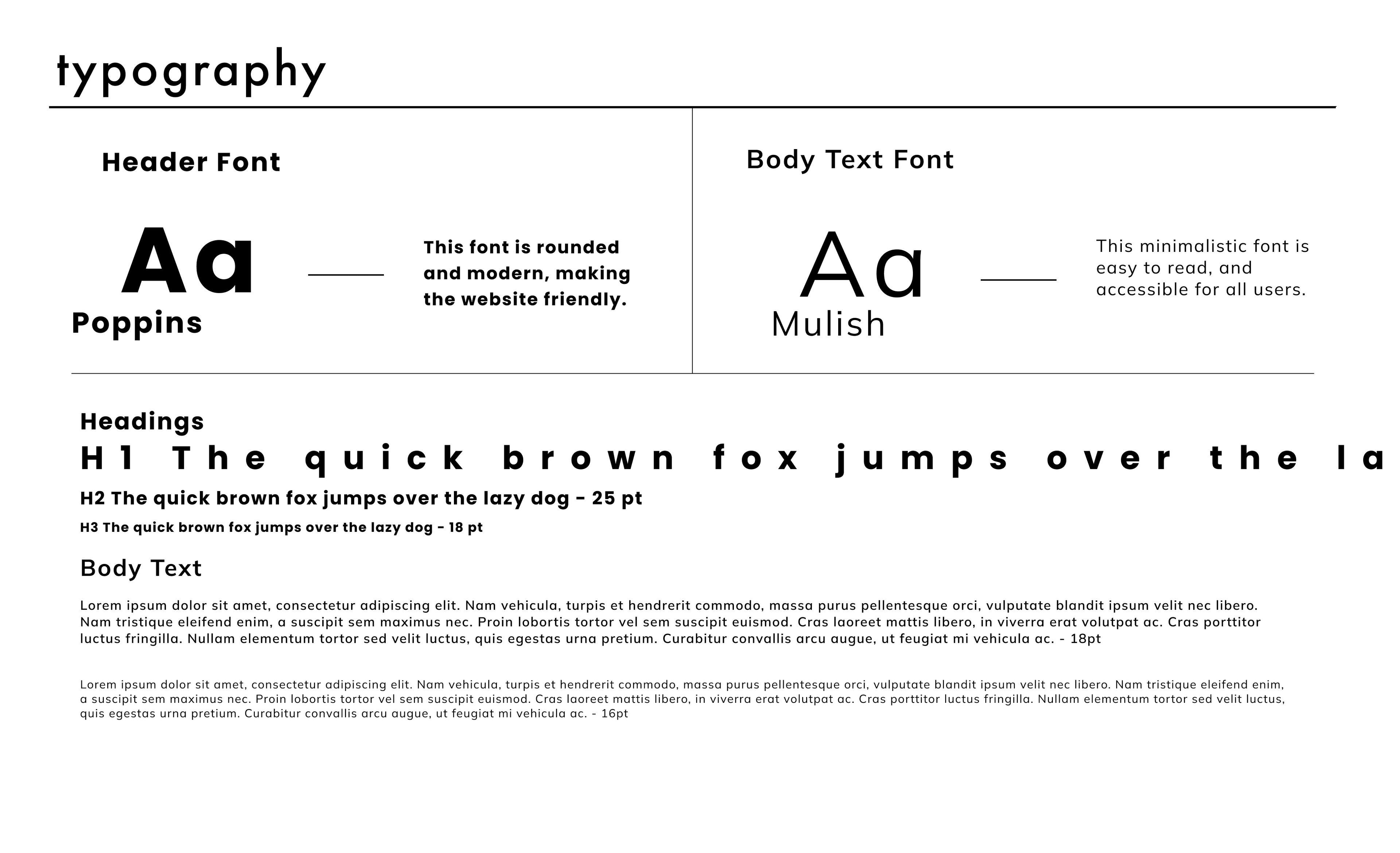 BySage typography and visual style guide